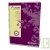 Cahier  spirale recycl petits carreaux A4 96p Violet Forever