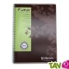 Cahier  Spirale recycl Petits Carreaux A4 180p Marron Forever