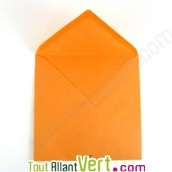 Enveloppes recycles 15x15 cm, ocre, Couleur de Provence, 100g, lot de 50