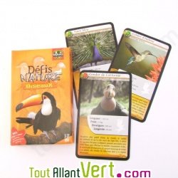 Jeu de cartes Dfis Nature : Les Oiseaux, 7 ans+