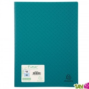 Protge documents en polypro recycl Turquoise, 20 pochettes, Forever