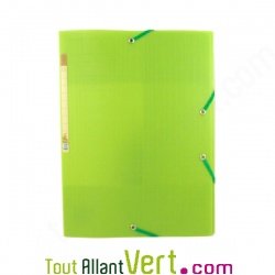 Chemise PP recycl 3 rabats vert, Forever