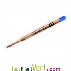 Recharge encre gel bleu pour stylo en bois rtractable