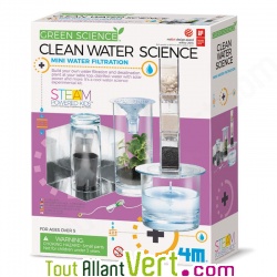 Filtre  eau, jeu et expriences sur l\'eau, Green Science 4M, 5 ans+