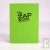 Bloc uni recycl A6 vert Demi ZapBook