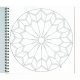 Cahier Coloriage Mandala pour petits et grands, papier recycl