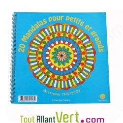 Cahier Coloriage Mandala pour petits et grands, papier recycl