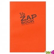 Bloc uni recycl A5 orange Demi Zap Book