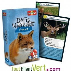 Jeu de cartes Dfis Nature, Les animaux de France, 7 ans +