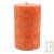 Grande Bougie cylindre Orange en starine 100% vgtale, 50H