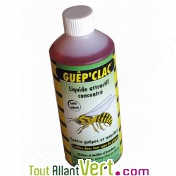 Liquide attractif concentr, appt pour gupes, frelons et mouches, 500ml, Gup\'Clac.