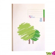 Cahier recycl A4 renforc petits carreaux Vert 192 pages