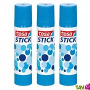 Lot 3 tubes de colle  papier 10g Bleu en baton rond, Eco-logo