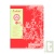 Cahier recycl Grand carreaux 17x22cm 96p Rouge Forever