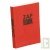 Bloc uni encoll recycl A6 80g 320 pages Rouge srie ZapBook