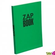 Bloc uni encoll recycl A5 80g 320 pages Vert srie ZapBook