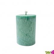 Petite Bougie cylindre Vert Pastel en starine 100% vgtale, 20H