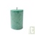 Petite Bougie cylindre Vert Pastel en starine 100% vgtale, 20H