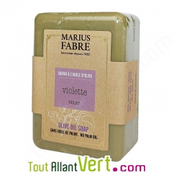 Savonnette de Marseille Violette  l\'huile d\'olive, 150g