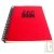 Bloc spirale uni recycl A4 80g 320 pages Rouge ZapBook