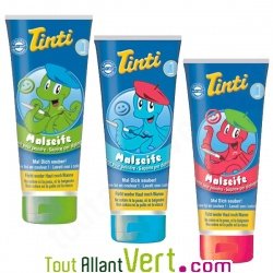 Tinti - Savon x 3 pour le bain pour peindre en Bleu, Rouge et Vert