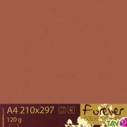 Papier couleur recycle A4 Forever Marron Tabac 160g