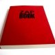 Bloc uni encoll recycl A5 80g 320 pages Rouge srie ZapBook