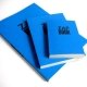 Bloc uni encoll recycl A6 80g 320 pages Bleu srie ZapBook