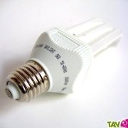 Ampoule Droite Fluocompacte 20W eq. 100W embase E27 1000 lm