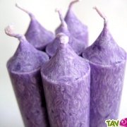 Bougie starine vgtale violet