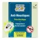 Prise lectrique diffuseur anti-moustiques + 10 plaquettes et 10ml de concentr, 80h de protection
