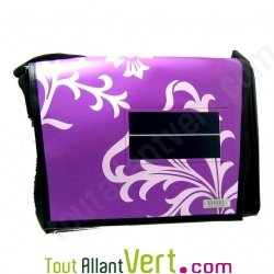 Sacoche solaire  bandoulire Art Bag Design Purple
