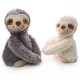 Duo de Paresseux, Peluche bouillotte déhoussable, micro-ondes