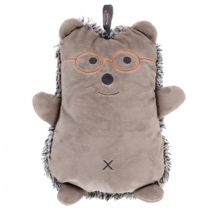 Bouillotte peluche Hérisson à chauffer au micro-onde, 23 cm