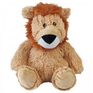 Bouillotte peluche Lion à chauffer au micro-ondes