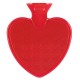 Bouillotte à eau Coeur Rouge 0.7l - 23 cm