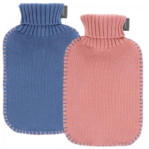 Bouillotte à eau tricot à large couture 2l - 33 cm