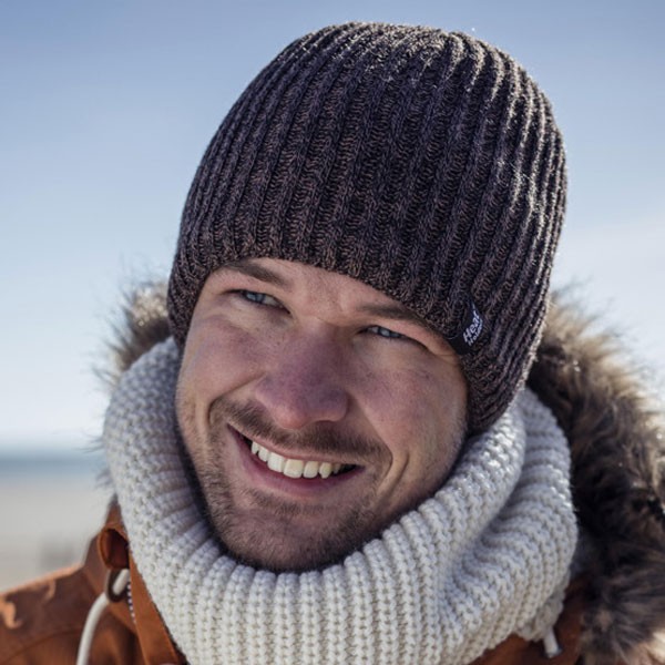 Heat Holders - Homme Tricot Chaud Polaire Hiver Ski Bonnet Chapeau avec  Pompon