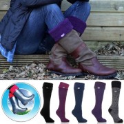 Chaussettes pour bottes femme avec bords Ultra Chaudes 37-42