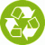 Recyclé : Ce produit est issu du recyclage. Il contribue à la préservation des ressources naturelles et énergétiques.