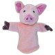 Marionnette enfant Cochon rose 25cm