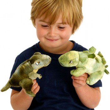 Marionnette à doigt Dinosaure T-Rex, 15cm
