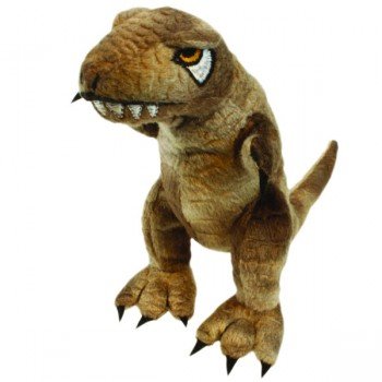 Marionnette à doigt Dinosaure Vélociraptor, 15cm