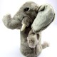 Marionnette enfant à main éléphant  25cm
