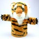 Marionnette tigre enfant à main, 25cm