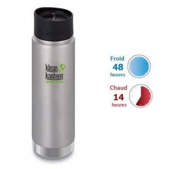 mug isotherme inox klean kanteen 0,59l thé café eau - soif de gourde