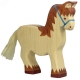 Cheval blanc de trait en bois 15,5 cm