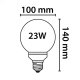 Ampoule Globe Lumire du jour E27 23W eq.115W 5000K