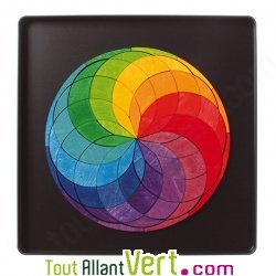Puzzle magnétique créatif Mandala multicolore