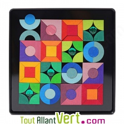 Puzzle magnétique créatif Mandala multicolore